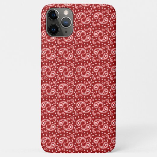 Red Paisley Case-Mate iPhone Case (Achterkant)