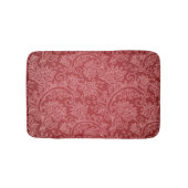Red Paisley Damask Designer Floral Classic Badmat (Voorkant)