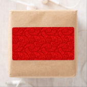 Red Paisley Etiket (Insitu)