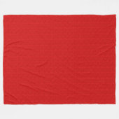Red Paisley Fleece Deken (Voorkant (Horizontaal))