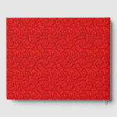 Red Paisley Gastenboek (Achterkant)