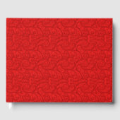 Red Paisley Gastenboek (Voorkant)