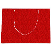 Red Paisley Groot Cadeauzakje (Voorkant)