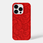 Red Paisley iPhone Hoesje (Achterkant)