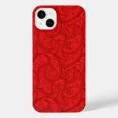 Red Paisley iPhone Hoesje (Achterkant)
