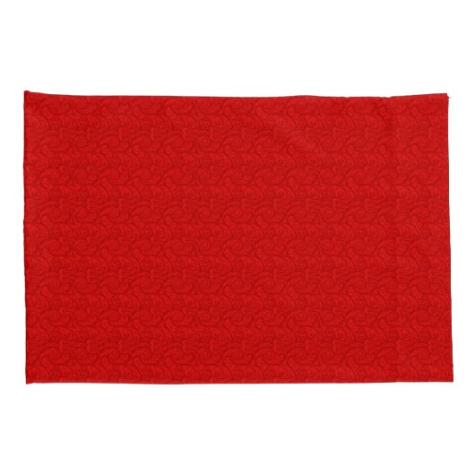 Red Paisley Kussensloop (Achterkant-Rechts)