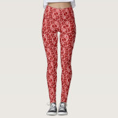 Red Paisley Leggings (Voorkant)