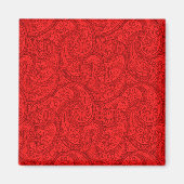 Red Paisley Magneet (Voorkant)