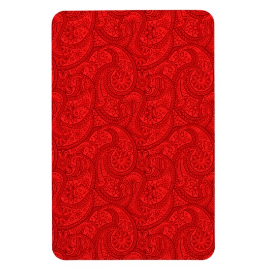 Red Paisley Magneet (Verticaal)