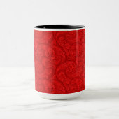 Red Paisley Mok (Midden)