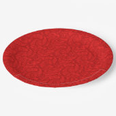 Red Paisley Papieren Bordje (Gekanteld)