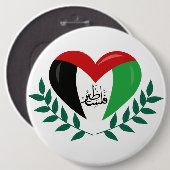 Red Palestina #IsraeliCrimes, #IsraeliOccupation, Ronde Button 6,0 Cm (Voorkant /achterkant)