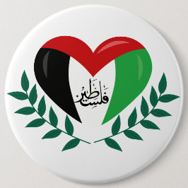 Red Palestina #IsraeliCrimes, #IsraeliOccupation, Ronde Button 6,0 Cm