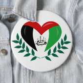 Red Palestina #IsraeliCrimes, #IsraeliOccupation, Ronde Button 6,0 Cm (In situ)