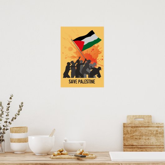 Red Palestina Poster (Keuken)