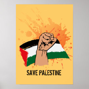 Red Palestina Poster