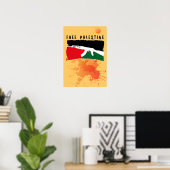 Red Palestina Poster (Thuiskantoor)