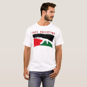Red Palestina T-shirt (Voorkant volledig)