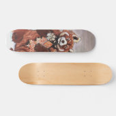 Red Panada Crystaline Vibes Art Persoonlijk Skateboard (Horizontaal)