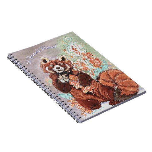 Red Panada Crystaline Vibes Art Planner Notitieboek (Rechterzijde)