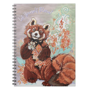 Red Panada Crystaline Vibes Art Planner Notitieboek