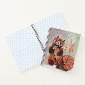 Red Panada Crystaline Vibes Art Pocket Moleskine N Notitieboek (Binnen)