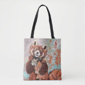Red Panada Crystaline Vibes Art Tote Bag (Voorkant)