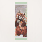 Red Panada Crystaline Vibes Art Yogamat (Voorkant)