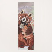 Red Panada Crystaline Vibes Art Yogamat (Achterkant)