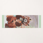 Red Panada Crystaline Vibes Art Yogamat (Voorkant (horizontaal))