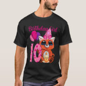 Red Panda 10th Ik ben 10 T-shirt (Voorkant)