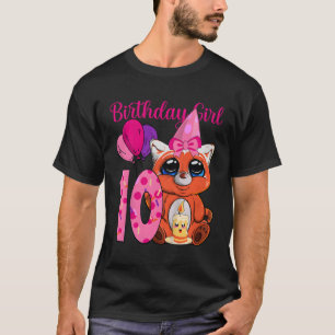 Red Panda 10th Ik ben 10 T-shirt