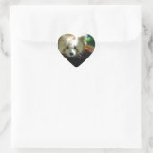 red-panda-11.jpg hart sticker (Tas)
