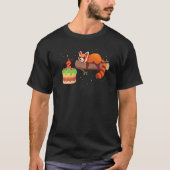 Red Panda 2e verjaardag Red Panda's Animal Graphic T-shirt (Voorkant)