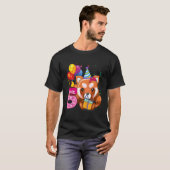 Red Panda 5th Ik ben 5 Py T-shirt (Voorkant volledig)