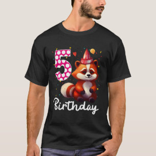 Red Panda 5th Ik ben 5 T-shirt