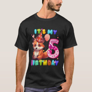 Red Panda 5th Ik ben 5 T-shirt