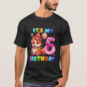 Red Panda 5Th I'M 5 T-shirt (Voorkant)