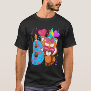 Red Panda 8th Ik ben 8 Py T-shirt