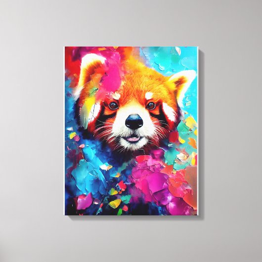 Red Panda Animal Discovery Adventure Natuur Canvas Afdruk (Voorkant)