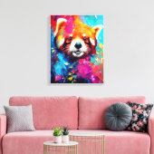 Red Panda Animal Discovery Adventure Natuur Canvas Afdruk (Insitu (Woonkamer))