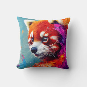 Red Panda Animal Discovery Adventure Natuur Kussen