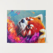 Red Panda Animal Discovery Adventure Natuur Wandkleed (Voorkant (horizontaal))