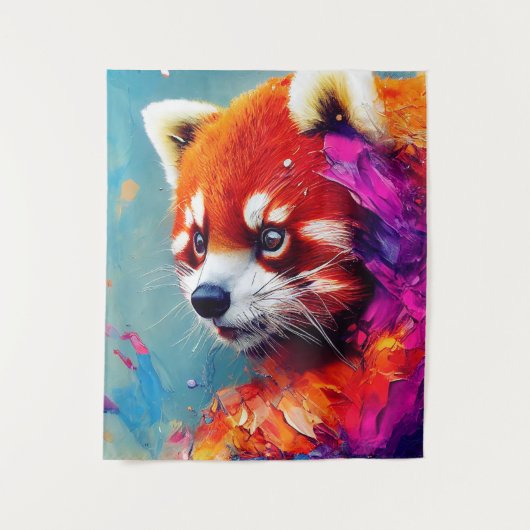 Red Panda Animal Discovery Adventure Natuur Wandkleed (Voorkant)