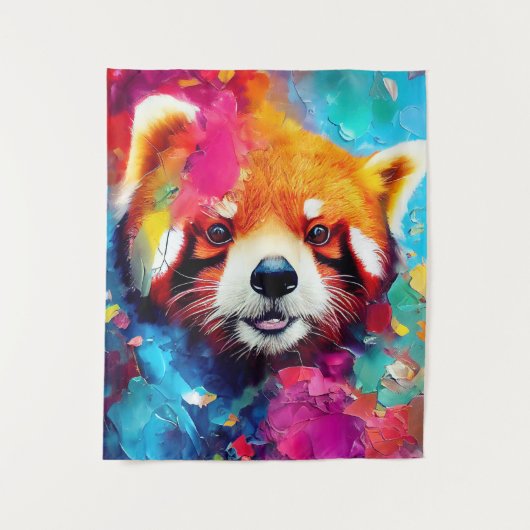 Red Panda Animal Discovery Adventure Natuur Wandkleed (Voorkant)