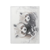 Red Panda Animal Discovery Wild Natuur Ink Sketch Notitieblok (Linkerzijde)