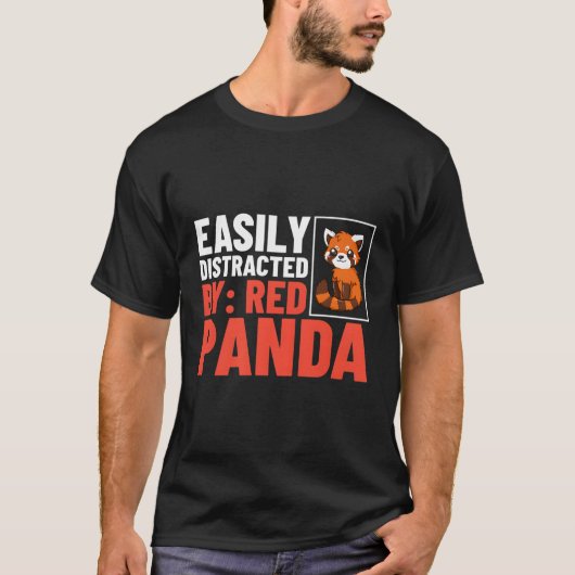 Red Panda Animal Habitat Tail T-shirt (Voorkant)