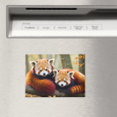 Red Panda Animal Natuur Wildlife Affection Caring Magneet (Insitu (Vaatwasser))