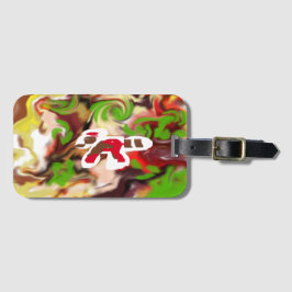 Red Panda  are cool  Bagagelabel