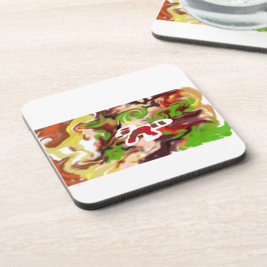 Red Panda  are cool  Bier Onderzetter (Linkerzijde)